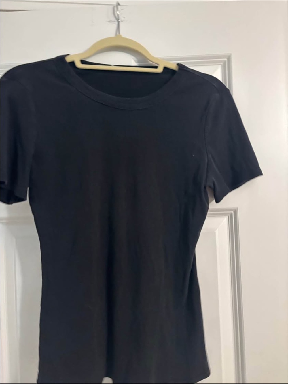 Classic Black Crewneck Women's Tee